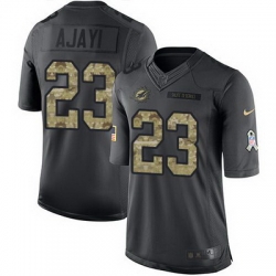 Nike Dolphins #23 Jay Ajayi Black Youth Stitched NFL Limited 2016 Salute to Service Jersey