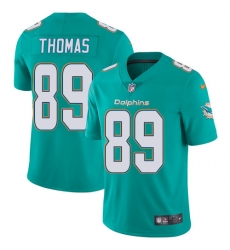 Nike Dolphins #89 Julius Thomas Aqua Green Team Color Youth Stitched NFL Vapor Untouchable Limited Jersey