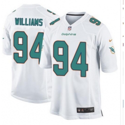 Nike Dolphins #94 Mario Williams White Youth Stitched NFL Elite Jersey