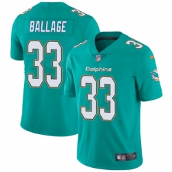 Youth Kalen Ballage Miami Dolphins Limited Team Color Vapor Untouchable Nike Jersey Aqua