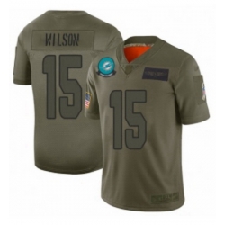 Youth Miami Dolphins 15 Albert Wilson Limited Camo 2019 Salute to Service Football Jersey