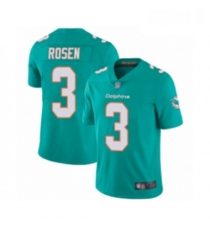 Youth Miami Dolphins 3 Josh Rosen Aqua Green Team Color Vapor Untouchable Limited Player Football Jersey