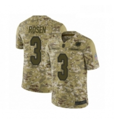 Youth Miami Dolphins 3 Josh Rosen Limited Camo 2018 Salute to Service Football Jersey