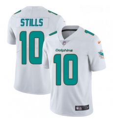 Youth Nike Miami Dolphins 10 Kenny Stills White Vapor Untouchable Limited Player NFL Jersey