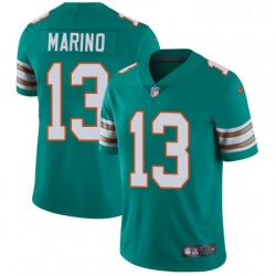 Youth Nike Miami Dolphins 13 Dan Marino Aqua Green Alternate Vapor Untouchable Limited Player NFL Jersey