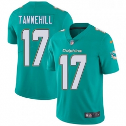 Youth Nike Miami Dolphins 17 Ryan Tannehill Elite Aqua Green Team Color NFL Jersey
