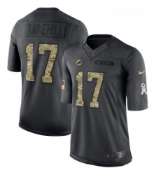 Youth Nike Miami Dolphins 17 Ryan Tannehill Limited Black 2016 Salute to Service NFL Jersey