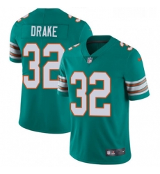 Youth Nike Miami Dolphins 32 Kenyan Drake Elite Aqua Green Alternate NFL Jersey