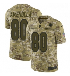 Youth Nike Miami Dolphins 80 Danny Amendola Limited Camo 2018 Salute to Service NFL Jersey