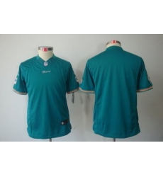 Youth Nike NFL Miami Dolphins Blank Green Color[Youth Limited Jerseys]