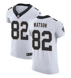 Elite Nike White Mens Benjamin Watson Road Jersey NFL 82 New Orleans Saints Vapor Untouchable