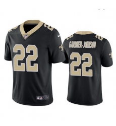 Men New Orleans Saints 22 Chauncey Gardner Johnson 2019 NFL Black Vapor Limited Jersey