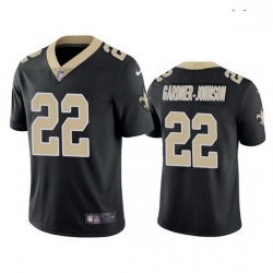 Men New Orleans Saints 22 Chauncey Gardner Johnson 2019 NFL Black Vapor Limited Jersey