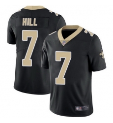 Men New Orleans Saints 7 Taysom Hill Black Team Color Stitched Football Vapor Untouchable Limited Jersey