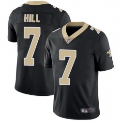 Men New Orleans Saints 7 Taysom Hill Black Team Color Stitched Football Vapor Untouchable Limited Jersey