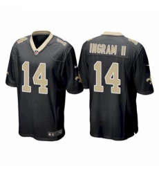 Men Nike New Orleans Saints Mark Ingram II #14 Black Limited jersey