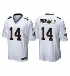 Men Nike New Orleans Saints Mark Ingram II #14 White Limited jersey