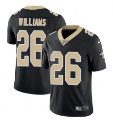 Mens Nike New Orleans Saints 26 P. J. Williams Black Team Color Vapor Untouchable Limited Player NFL Jersey