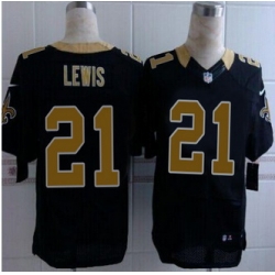 New New Orleans Saints #21 Keenan Lewis Black Team Color Men Stitched NFL Elite