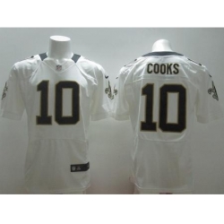 Nike New Orleans Saints 10 Brandin Cooks White Elite NFL Jersey