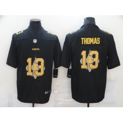 Nike New Orleans Saints 13 Michael Thomas Black Shadow Logo Limited Jersey