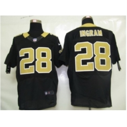 Nike New Orleans Saints 28 Mark Ingram black Elite NFL Jersey