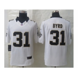 Nike New Orleans Saints 31 Jairus Byrd White Limited NFL Jersey