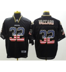 Nike New Orleans Saints 32 Kenny Vaccaro Black Elite USA Flag Fashion NFL Jersey