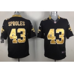 Nike New Orleans Saints 43 Darren Sproles Black LIMITED NFL Jersey