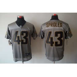 Nike New Orleans Saints 43 Darren Sproles Grey Elite Shadow NFL Jersey