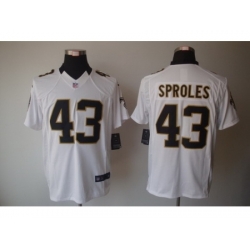 Nike New Orleans Saints 43 Darren Sproles White LIMITED NFL Jersey
