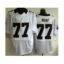 Nike New Orleans Saints 77 Willie Roaf White Elite NFL Jersey