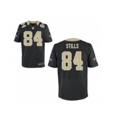Nike New Orleans Saints 84 Kenny Stills Black Elite NFL Jersey