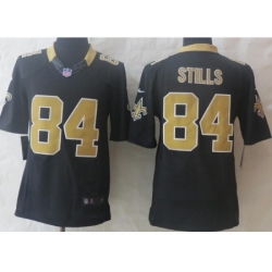 Nike New Orleans Saints 84 Kenny Stills Black Limited NFL Jersey