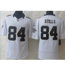 Nike New Orleans Saints 84 Kenny Stills White Limited NFL Jersey