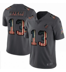 Nike Saints 13 Michael Thomas 2019 Salute To Service USA Flag Fashion Limited Jersey