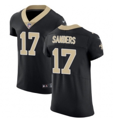 Nike Saints 17 Emmanuel Sanders Black Team Color Men Stitched NFL Vapor Untouchable Elite Jersey