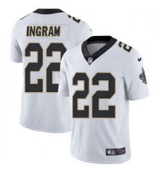 Nike Saints #22 Mark Ingram White Mens Stitched NFL Vapor Untouchable Limited Jersey