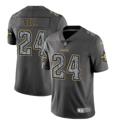 Nike Saints #24 Vonn Bell Gray Static Mens Stitched NFL Vapor Untouchable Limited Jersey