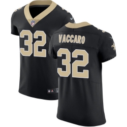 Nike Saints #32 Kenny Vaccaro Black Team Color Mens Stitched NFL Vapor Untouchable Elite Jersey