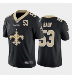 Nike Saints 53 Zack Baun Black Team Big Logo Number Vapor Untouchable Limited Jersey