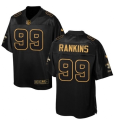 Nike Saints #99 Sheldon Rankins Black Mens Stitched NFL Elite Pro Line Gold Collection Jersey