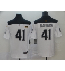 Saints 41 Alvin Kamara White City Edition Vapor Untouchable Limited Jersey