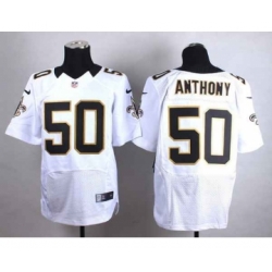 nike nfl jerseys new orleans saints 50 anthony white[Elite]