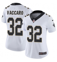 Nike Saints #32 Kenny Vaccaro White Womens Stitched NFL Vapor Untouchable Limited Jersey