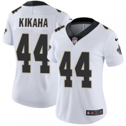 Nike Saints #44 Hau 27oli Kikaha White Womens Stitched NFL Vapor Untouchable Limited Jersey