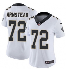 Nike Saints 72 Terron Armstead White Womens Stitched NFL Vapor Untouchable Limited Jersey