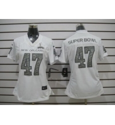 Nike Women New Orleans Saints #47 Th Super Bowl Limited Jerseys