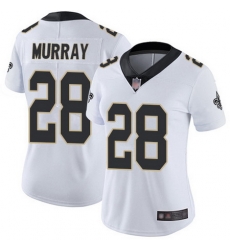 Saints 28 Latavius Murray White Womens Stitched Football Vapor Untouchable Limited Jersey