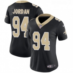 Womens Nike New Orleans Saints 94 Cameron Jordan Black Team Color Vapor Untouchable Limited Player NFL Jersey